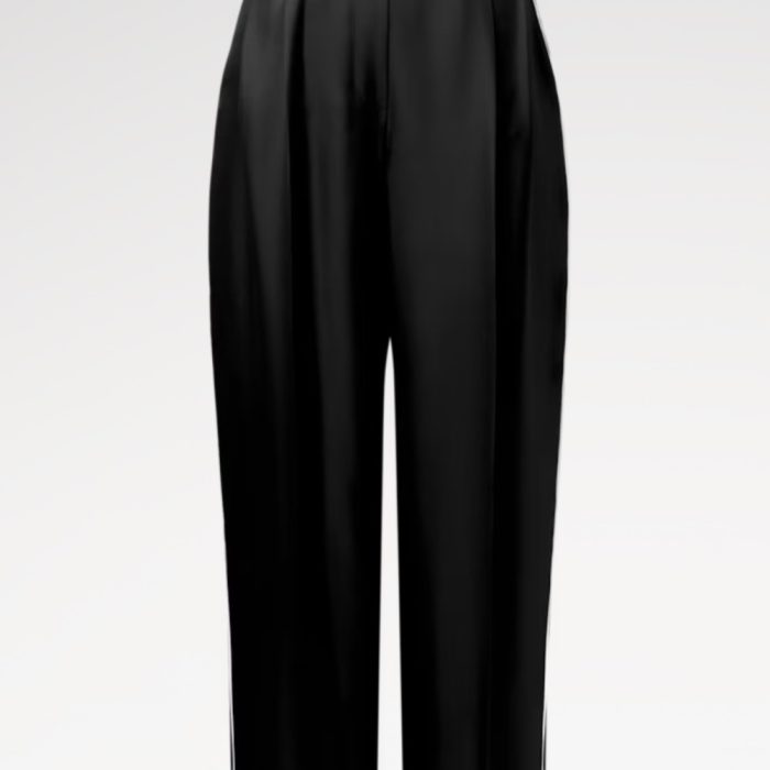 Wide-Leg Tailored Trousers